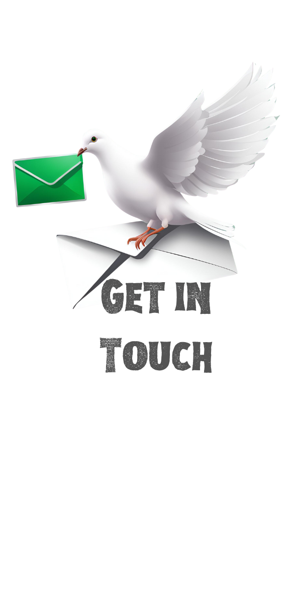 Get in touch dove graphic